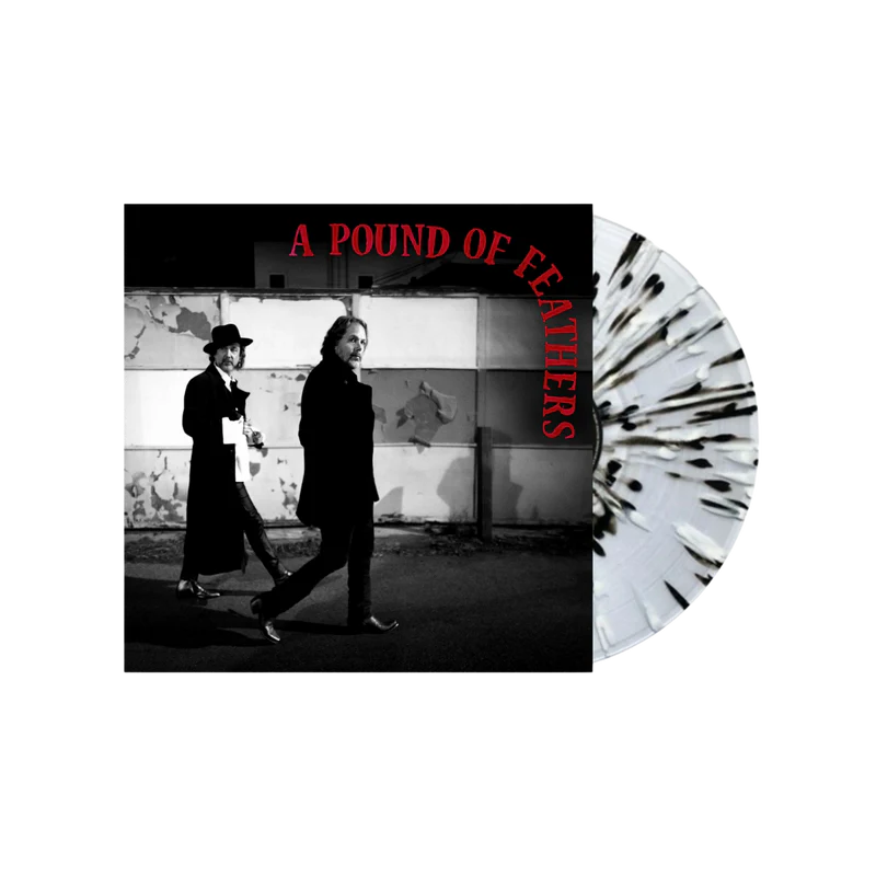 Black Crowes - A Pound of Feathers Exclusive White with Black Splatter LP