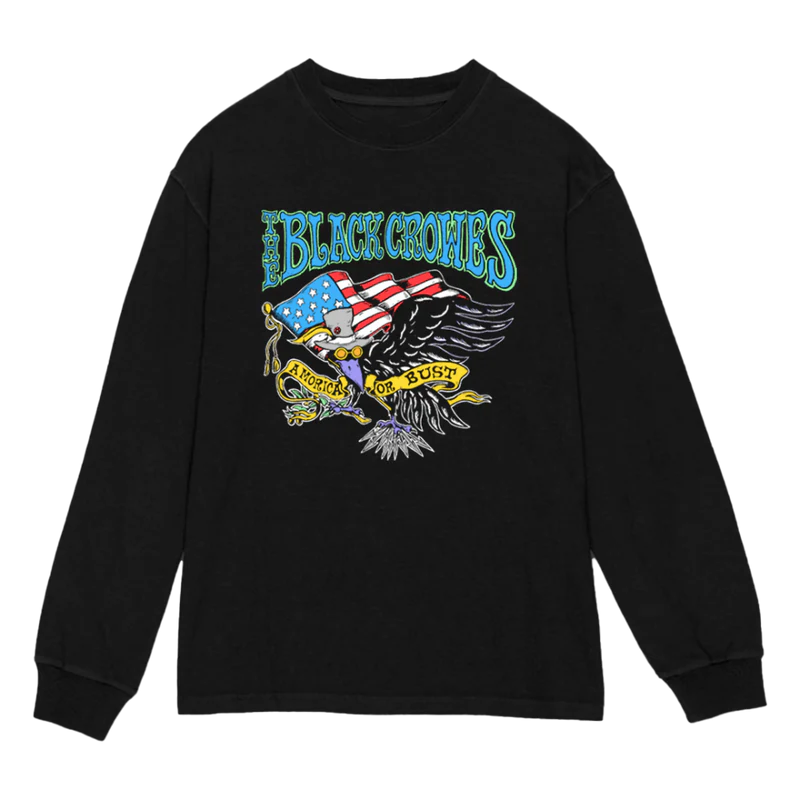 Black Crowes - Amorica. Or Bust Long Sleeve Shirt