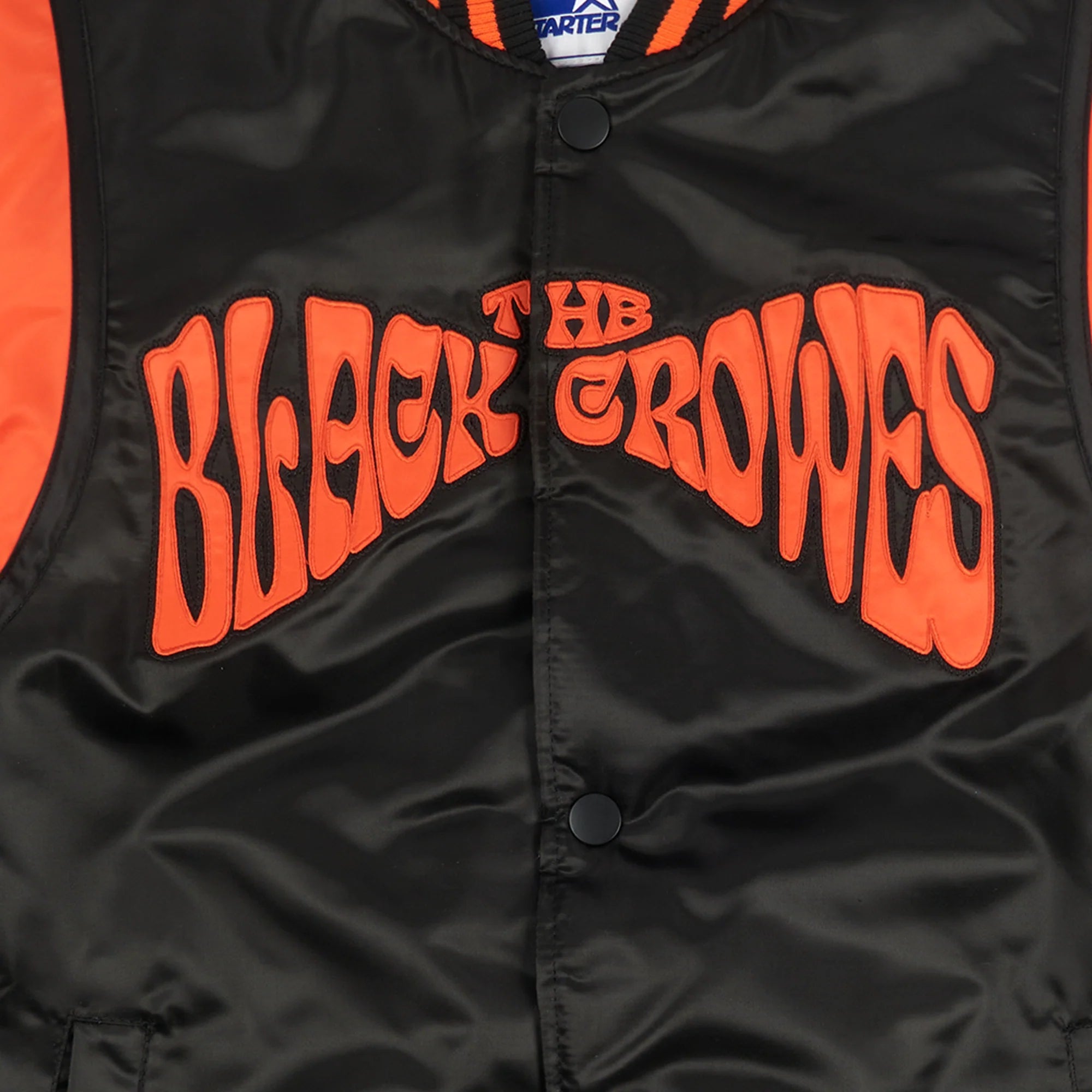 Black Crowes - The Black Crowes Black Satin Starter Jacket