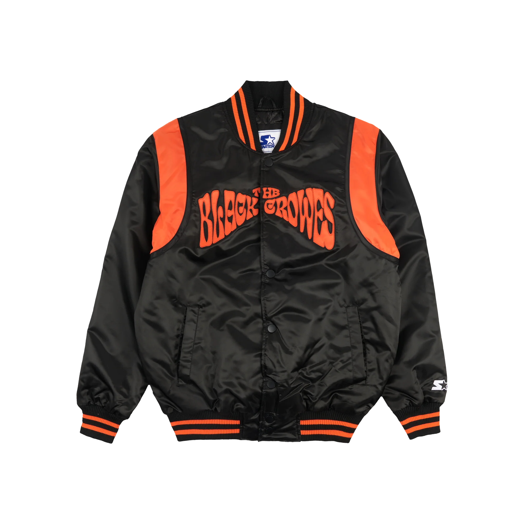 Black Crowes - The Black Crowes Black Satin Starter Jacket